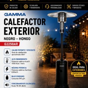 Calefactor Estufa Exterior Gamma G2250AR